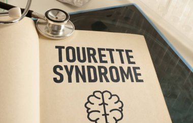 Tourette sendromu bir metin kullanılarak gösterilir