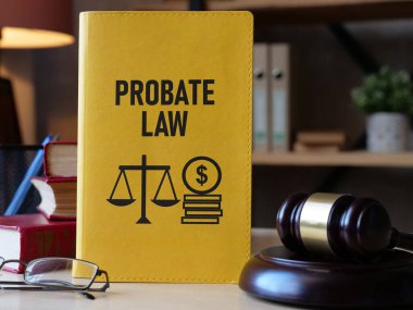 Probate law is shown using a text