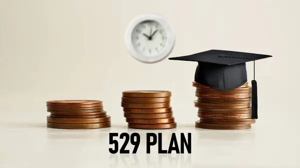 529 college savings plan is shown using a text