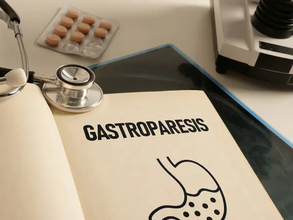 Gastroparéza Zobrazena Pomocí Textu Stock Snímky