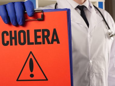 Kolera bir metin kullanılarak gösterilir