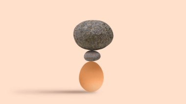 Zorlukları yenmek, baskı, kırılganlık ve güç kavramı. Görev ve hedeflerde dengeyi sağlayın. Riskler ve avantajlar