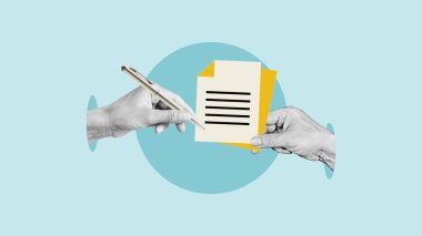 Çarşaflı El kabul sözleşmesi imzalıyor. Şartlar ve koşullar. Ortaklık Anlaşması