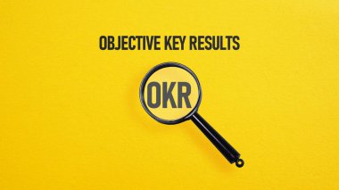 Hedef anahtar sonuçları OKR bir metin kullanılarak gösterilir