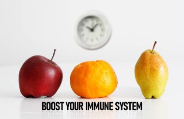 Boost Your Immune System is shown using a text clipart