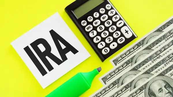 IRA Bireysel Emeklilik Hesapları bir metin kullanılarak gösterilir