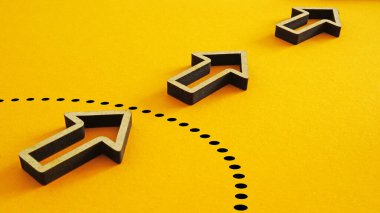Kişisel gelişim, motivasyon ve meydan okuma kavramları. Rahat bölgeden çıkıyorum. Liderlik kavramı