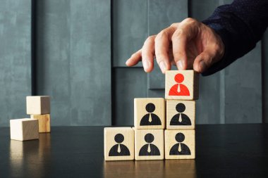 İnsan kaynakları ve yetenek yönetimi işe alınıyor. Kariyer danışmanlığı konsepti