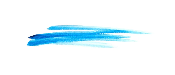 Close Aquarela Abstrata Azul Arte Moda Para Projeto Design Como — Fotografia de Stock