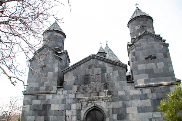 Christliche Kirche Die Alte Kirche Ist Aus Basalt Gebaut Armenische — Stockfoto