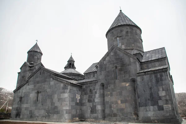 Keresztény Templom Régi Templom Bazaltból Épült Örmény Tegher Templom — Stock Fotó