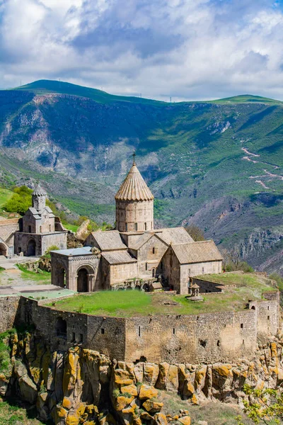 아름다운 자연의 Tatev Monastery Armenian Apostolic Church Syunik Region — 스톡 사진