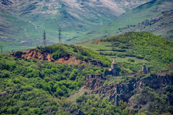 Vacker Kyrka Naturen Tatev Kloster Armeniska Apostoliska Kyrkan Syunik Regionen — Stockfoto