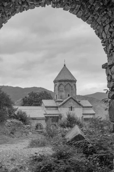 Старый Каменный Туннель Церковь Монастырь Арка — стоковое фото