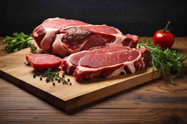 Masada et var. Parçalara ayrılmış taze et.