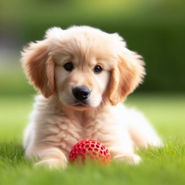 Bahçedeki sevimli bir köpeğin portresi.