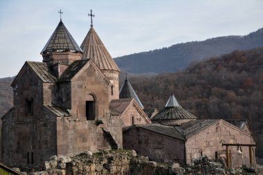 Ermenistan 'daki kilise. Goshavank Manastırı. Din mimarisi