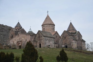 Ermenistan 'daki kilise. Goshavank Manastırı. Din mimarisi