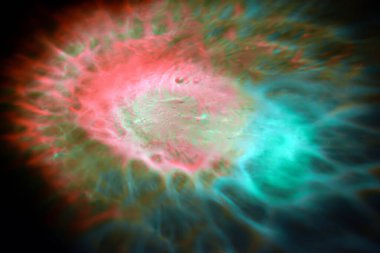 Uzay arkaplanı. Ateşli alan. Samanyolu ve yıldızlı gökyüzü. Çok renkli bir arka plan. Galaksi uzay duvarı sanatı, yazdırma seti