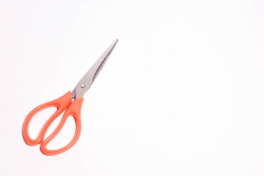 Makas beyaz arkaplanda izole edildi