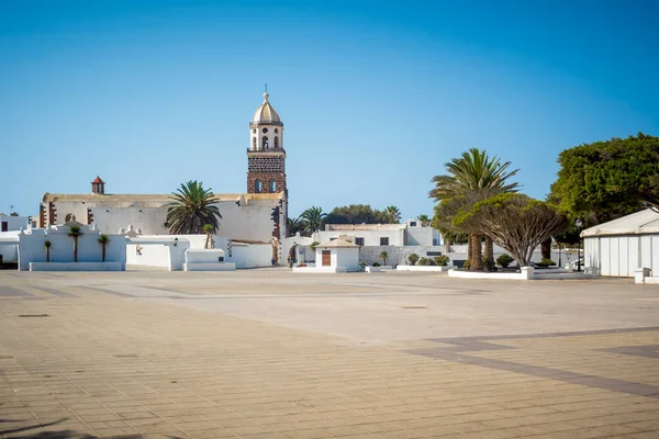 Teguise Islas Canarias España Marzo 2023 Vista Sobre Plaza Vacía — Foto de Stock