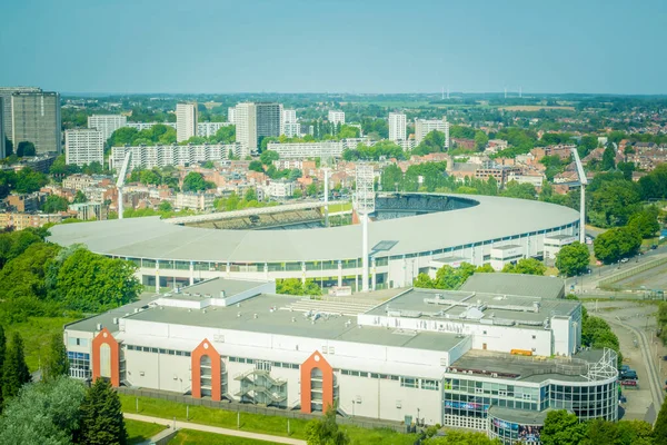 Брюссель Бельгія Травень 2023 Вид Стадіон Короля Бодуена Плато Гейзель — стокове фото