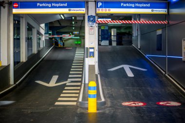 Antwerp, Belçika, 15 / 08 / 2024, Illustrative Editorial: View on Interpark Hopland in Antwerp, Belçika