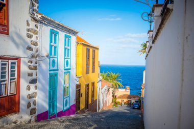 San Andres, La Palma on Canary Islands of Spain, January 15th 2025: View on the streets of San Andres on La Palma, Canary Islands, Spain. clipart