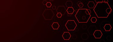 Sanat afişi için soyut geometrik şekiller katmanları