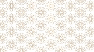 Beyaz arka planda İslami mandalalarla kusursuz desen. Vektör illüstrasyonu.