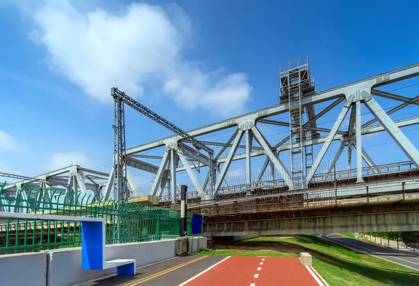 Puente Ferroviario Del Río Meixi Verano Shantou Guangdong China — Foto de Stock