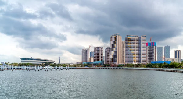 湛江市の海と街の景色 — ストック写真