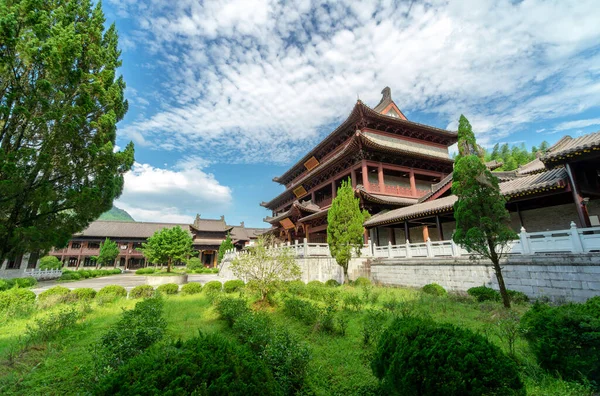 Буддійський Храм Горах Ічунь Цзянсі Китай — стокове фото