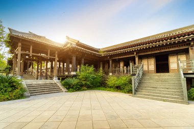 Qin 'deki Gucheng Parkı ve Han Hanedanlığı, Duyun, Guizhou, Çin.