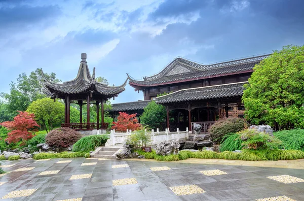 Ένα Κλασικό Κήπο Που Βρίσκεται Στο Slender West Lake Yangzhou — Φωτογραφία Αρχείου