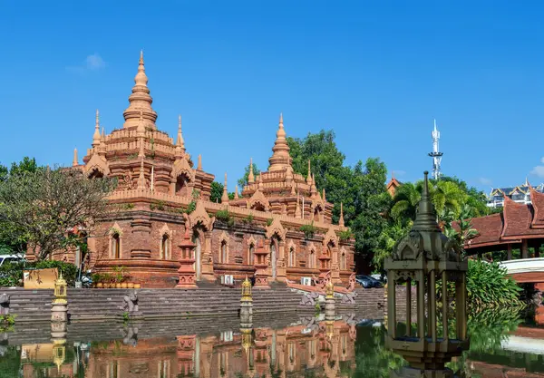 Architektura Stylu Dai Xishuangbanna Yunnan Chiny — Zdjęcie stockowe