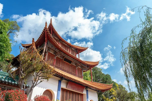 Daguan Kulesi 1690 yılında inşa edildi ve Yunnan Eyaleti 'nde önemli bir kültürel kalıntı koruma birimidir. Kunming, Yunnan, Çin.
