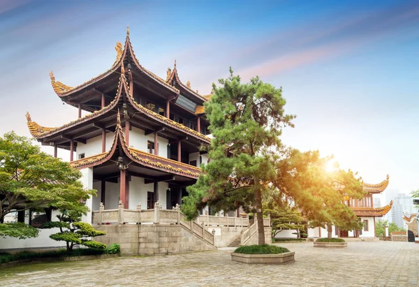 Pavilhão Tianxin Antigo Pavilhão Chinês Localizado Antiga Muralha Cidade Changsha — Fotografia de Stock