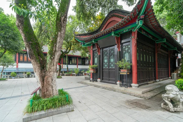 Paisagem Qingchuan Pavilion Park Wuhan Hubei China — Fotografia de Stock