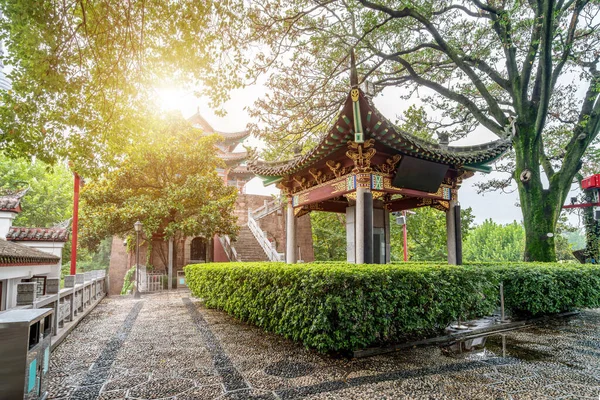Τοπίο Του Qingchuan Pavilion Park Στο Wuhan Hubei Κίνα — Φωτογραφία Αρχείου