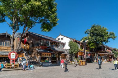 Changsha, ÇİN-SEPTEMBER 22. 2023: Taiping Caddesi antik Changsha şehrinin en eksiksiz caddesi.
