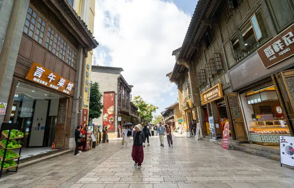 Changsha Κινα Σεπτεμβριοσ 2023 Taiping Street Είναι Πιο Πλήρες Δρόμο Φωτογραφία Αρχείου