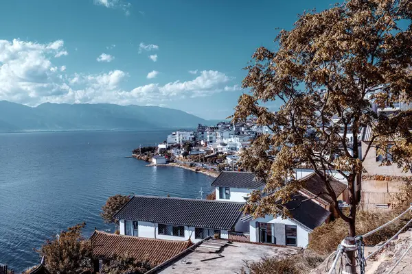 Cidade Velha Famosa Dali Lago Erhai Yunnan China Imagens Royalty-Free