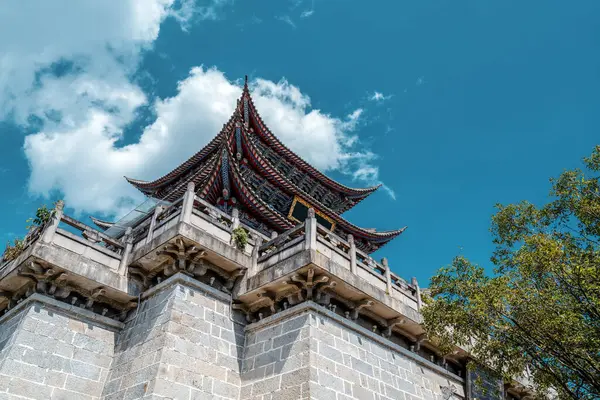 South Gate Dali Ancient City Província Yunnan China Fotografias De Stock Royalty-Free