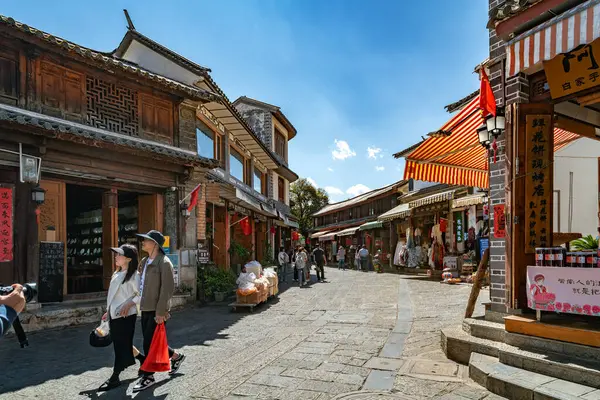Dali Ekim 2023 Dali Çin Antik Şehir Dali Yüzyıllarda Nanzhao - Stok İmaj