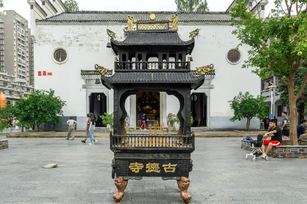 Wuhan China 2023 Septiembre Templo Gude Fue Construido 1877 Edificio Fotos De Stock Sin Royalties Gratis