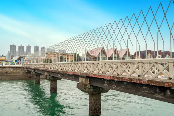 stock image Sightseeing Pier by the Sea, Beihai, Guangxi, China