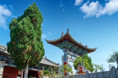 Jianshui 'deki tarihi binalar Eski Şehir, Yunnan, Çin.