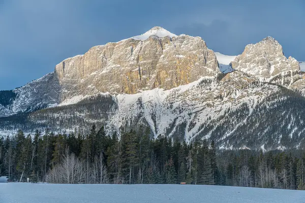 Rocky Mountains Park Banff Alberta Canada Rechtenvrije Stockfoto's