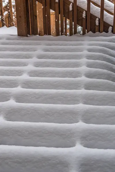 Тінь Візерунок Поверхні Снігу Ліцензійні Стокові Зображення